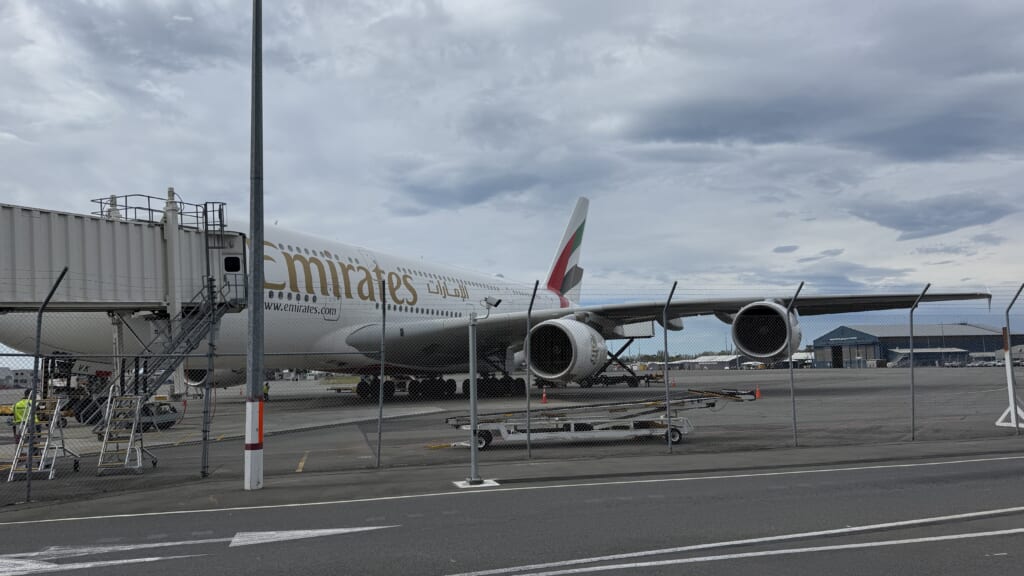 Emiratesの飛行機