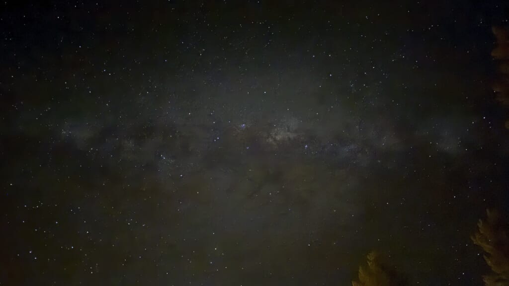 テカポ湖で見た星空